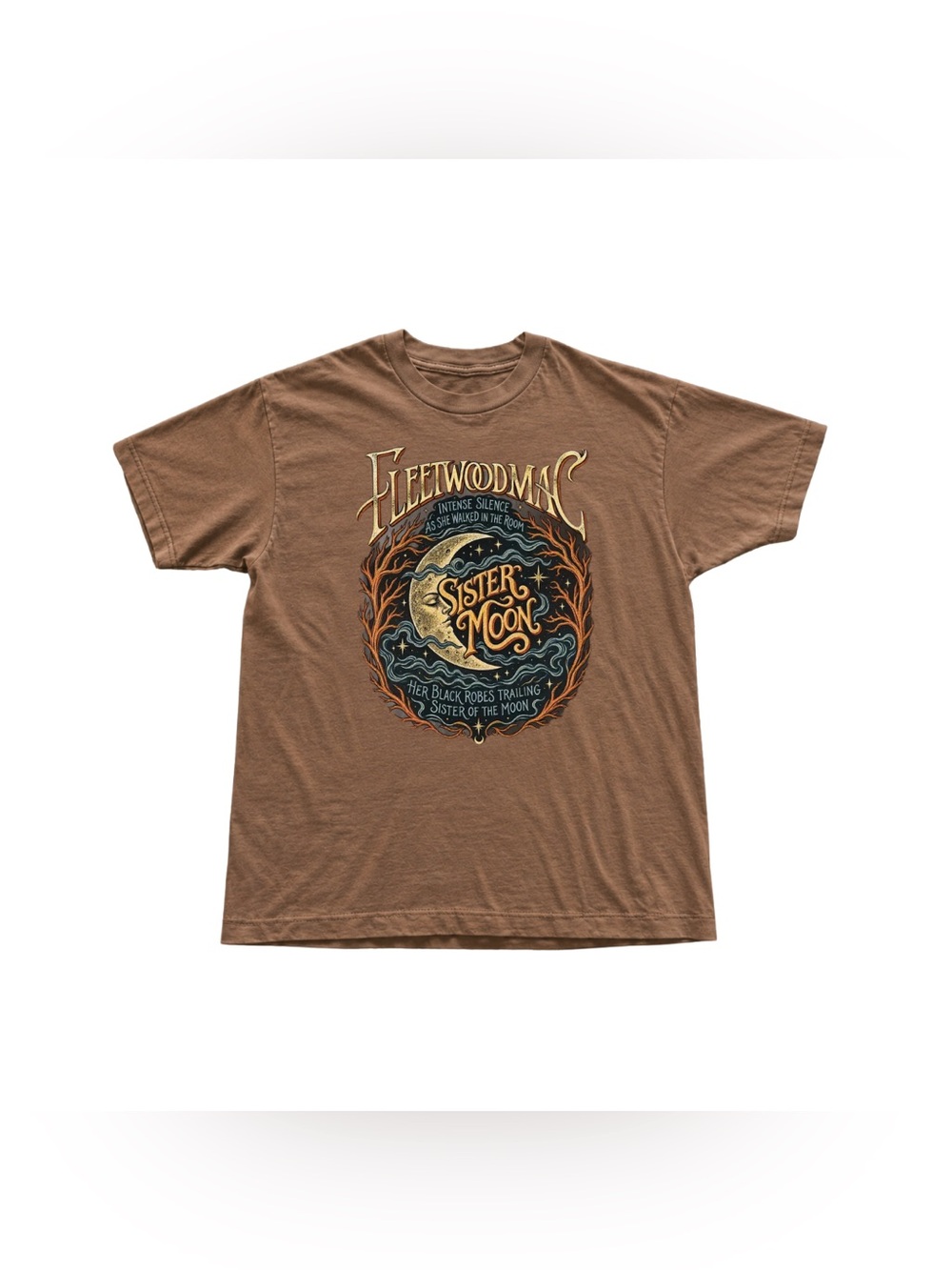 Brown Savana Fleetwoodmac 'Sister of the Moon' Graphic Tee